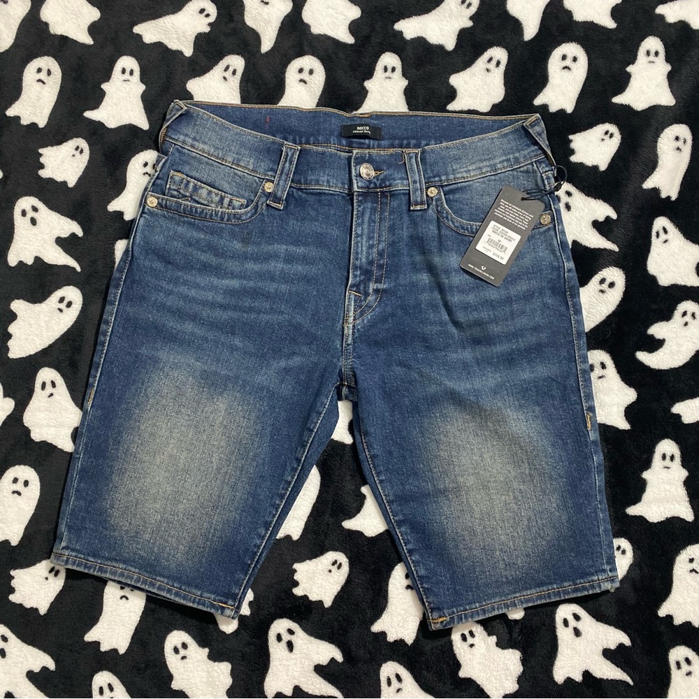 True Religion Men’s Rocco Relaxed skinny Shorts size 33